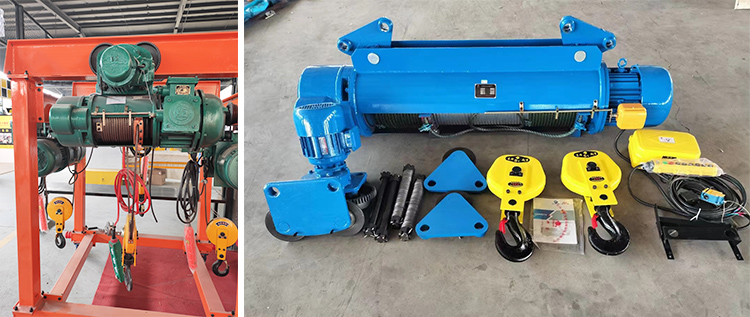 1t wire rope electric hoists