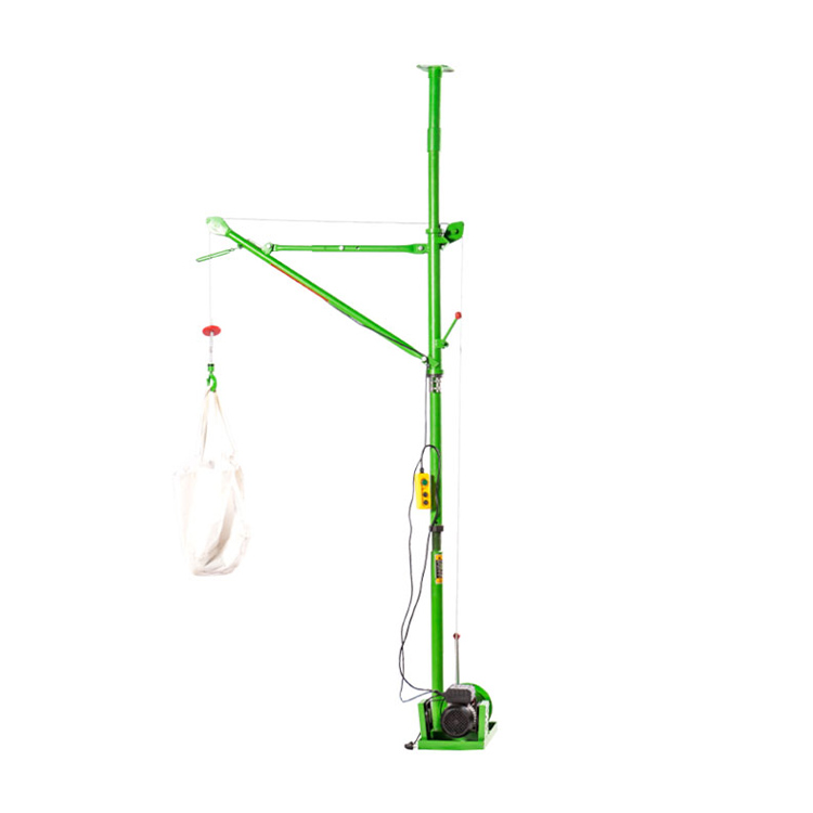 Sisäkäyttöinen yksipylväinen rakennusnosturi